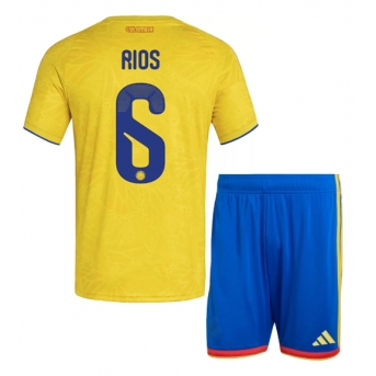 Billige Fotballdrakt Colombia Richard Rios #6 Replika Hjemmedraktsett Barn VM 2026 Kortermet (med bukser)